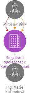 Singulární společnost v Kostelanech nad Moravou z.s., IČO: 60369957: vizualizace vztahů osob a společností