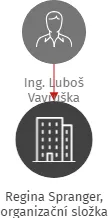 Regina Spranger, organizační složka, IČO: 60457261: vizualizace vztahů osob a společností