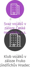 Klub vojáků v záloze Fruko Jindřichův Hradec, IČO: 60818689: vizualizace vztahů osob a společností