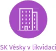 SK Vésky v likvidaci, IČO: 61704385: vizualizace vztahů osob a společností