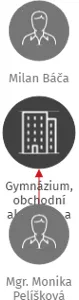 Gymnázium, obchodní akademie a jazyková škola s právem státní jazykové zkoušky Svitavy, IČO: 62033026: vizualizace vztahů osob a společností