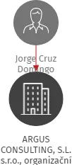 ARGUS CONSULTING, S.L. s.r.o., organizační složka, IČO: 62060309: vizualizace vztahů osob a společností