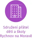 Sdružení přátel dětí a školy Rychnov na Moravě, IČO: 62673751: vizualizace vztahů osob a společností