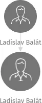 Ladislav Balát, IČO: 62760033: vizualizace vztahů osob a společností