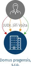 Vizualizace vztahů osob a společností - Domus pragensis, s.r.o.