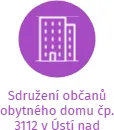 Sdružení občanů obytného domu čp. 3112 v Ústí nad Labem, IČO: 63154021: vizualizace vztahů osob a společností