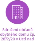 Sdružení občanů obytného domu čp. 2872/20 v Ústí nad Labem, IČO: 63153971: vizualizace vztahů osob a společností
