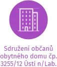 Sdružení občanů obytného domu čp. 3255/12 Ústí n/Lab. -Sever.Terasa, IČO: 63152924: vizualizace vztahů osob a společností