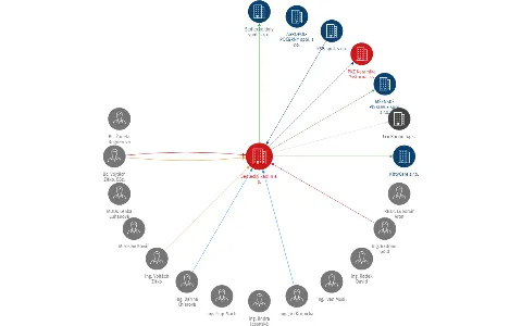 Sedlecký kaolin a. s., IČO: 63509911: vizualizace vztahů osob a společností