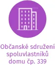 Občanské sdružení spoluvlastníků domu čp. 339 Liberec, IČO: 64040623: vizualizace vztahů osob a společností