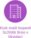 Klub malé kopané SLOVAN Brno v likvidaci, IČO: 65348371: vizualizace vztahů osob a společností
