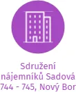 Sdružení nájemníků Sadová 744 - 745, Nový Bor, IČO: 65650301: vizualizace vztahů osob a společností