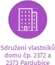 Sdružení vlastníků domu čp. 2372 a 2373 Pardubice, IČO: 65670043: vizualizace vztahů osob a společností