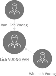 Lich VUONG VAN, IČO: 66461651: vizualizace vztahů osob a společností