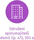 Sdružení spolumajitelů domů čp. 472, 503 a 504, IČO: 66933439: vizualizace vztahů osob a společností