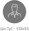Ján Tyč - STAVEX, IČO: 68217234: vizualizace vztahů osob a společností