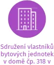 Sdružení vlastníků bytových jednotek v domě čp. 318 v Kamenici nad Lipou, IČO: 68520948: vizualizace vztahů osob a společností