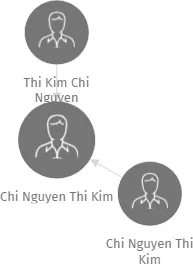 Chi Nguyen Thi Kim, IČO: 68845677: vizualizace vztahů osob a společností