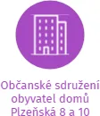 Občanské sdružení obyvatel domů Plzeňská 8 a 10, IČO: 69084947: vizualizace vztahů osob a společností