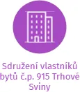 Sdružení vlastníků bytů č.p. 915 Trhové Sviny, IČO: 69113947: vizualizace vztahů osob a společností