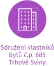 Sdružení vlastníků bytů č.p. 685 Trhové Sviny, IČO: 69113874: vizualizace vztahů osob a společností