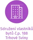 Sdružení vlastníků bytů č.p. 188 Trhové Sviny, IČO: 69113823: vizualizace vztahů osob a společností