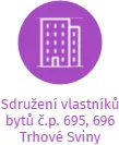Sdružení vlastníků bytů č.p. 695, 696 Trhové Sviny, IČO: 69113891: vizualizace vztahů osob a společností