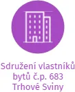 Sdružení vlastníků bytů č.p. 683 Trhové Sviny, IČO: 69113866: vizualizace vztahů osob a společností