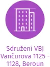Sdružení VBJ Vančurova 1125 - 1128, Beroun, IČO: 69347921: vizualizace vztahů osob a společností