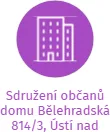Sdružení občanů domu Bělehradská 814/3, Ústí nad Labem, IČO: 69411115: vizualizace vztahů osob a společností