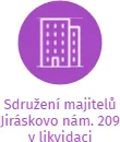Sdružení majitelů Jiráskovo nám. 209 v likvidaci, IČO: 70155631: vizualizace vztahů osob a společností