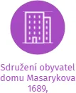 Sdružení obyvatel domu Masarykova 1689,, IČO: 70226679: vizualizace vztahů osob a společností