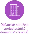 Občanské sdružení spoluvlastníků domu V. Volfa 43, Č. Budějovice, IČO: 70820180: vizualizace vztahů osob a společností