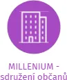 MILLENIUM - sdružení občanů, IČO: 70897425: vizualizace vztahů osob a společností