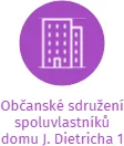 Občanské sdružení spoluvlastníků domu J. Dietricha 1, IČO: 70856265: vizualizace vztahů osob a společností