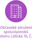 Občanské sdružení spoluvlastníků domu Lidická 76, Č. Budějovice, IČO: 70826358: vizualizace vztahů osob a společností