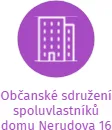 Občanské sdružení spoluvlastníků domu Nerudova 16 a 18, Č. Budějovice, IČO: 70817731: vizualizace vztahů osob a společností