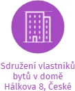 Sdružení vlastníků bytů v domě Hálkova 8, České Budějovice, IČO: 70824525: vizualizace vztahů osob a společností