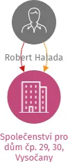 Vizualizace vztahů osob a společností - Společenství pro dům čp. 29, 30, Vysočany